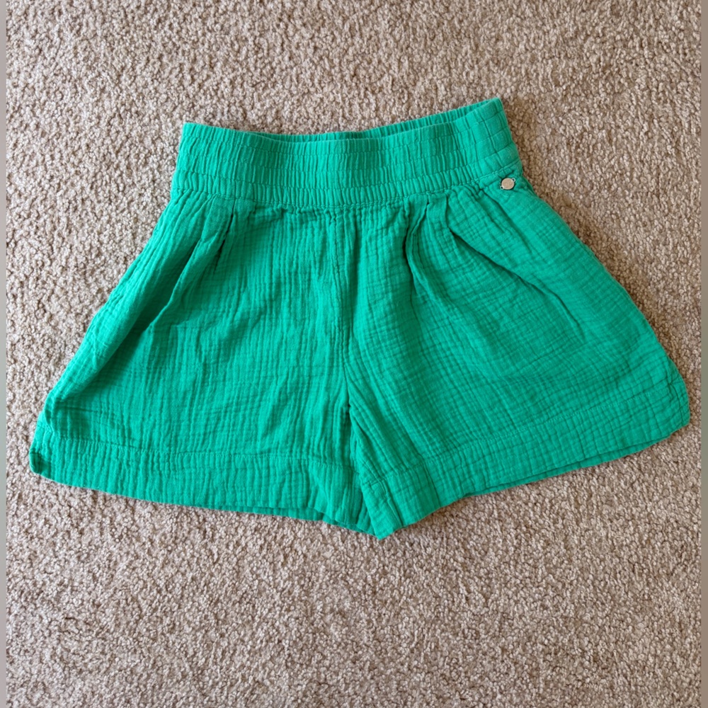 Calia Green High Waist Women's Shorts